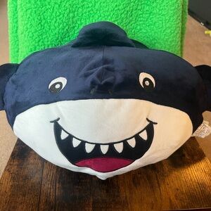 Shark Plush Pillow Plush 18 x 12 shark pillow pet